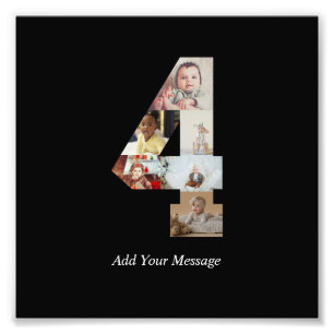 Colaje de fotos en blanco y negro número 4