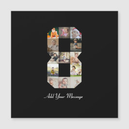 Colaje de fotos en blanco y negro número 8