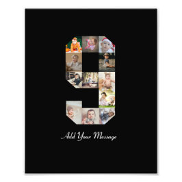 Colaje de fotos en blanco y negro número 9