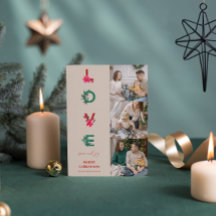 Colaje de Fotos Familiares de Navidad | Amor Paz A