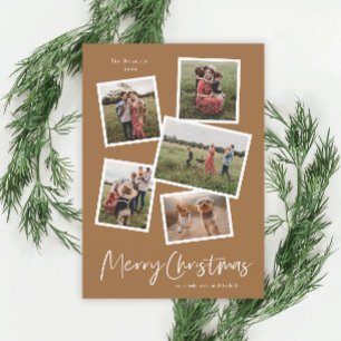 Colaje de Fotos Moderno Feliz Navidad