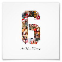 Colaje de Fotos Número 6 en Blanco y Negro