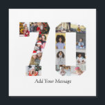 Colaje de fotos número 70<br><div class="desc">Este producto personalizable es donde se organizan fotos para formar la forma de un número. A menudo se utiliza para celebraciones importantes como cumpleaños, aniversarios o logros, lo que permite a los usuarios mostrar imágenes memorables dentro de una sola exhibición llamativa. Los diseños suelen ofrecer espacios para varios tamaños y...</div>