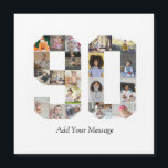 Colaje de fotos número 90<br><div class="desc">Este producto personalizable es donde se organizan fotos para formar la forma de un número. A menudo se utiliza para celebraciones de hitos como cumpleaños, aniversarios o logros, lo que permite a los usuarios mostrar imágenes memorables dentro de una sola exhibición llamativa. Los diseños suelen ofrecer espacios para varios tamaños...</div>