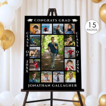 Colaje de Fotos Quinceañera Graduación Felicidades