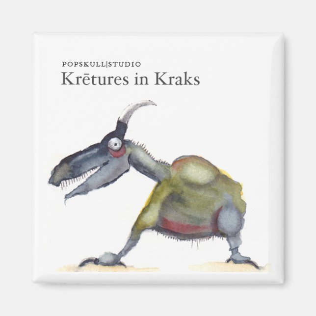 Colas en el imán Kraks... (Frente)