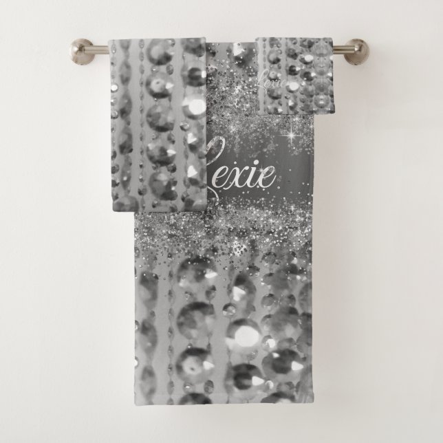 Colas Purpurinoso de plata personalizadas (In situ)