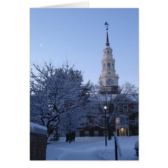 Colby College en la nieve (Frente)