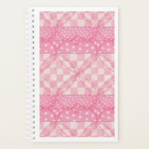 COLCHA DE CORAZÓN ROSA 5.5x8.5 Planificador / Cale