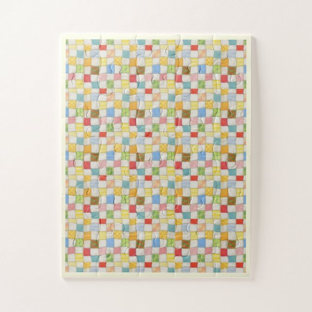 COLCHA LOCA 11x14 Rompecabezas de Piezas Grandes / (Vertical)