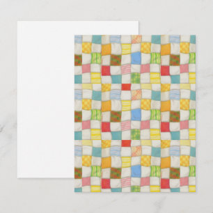 COLCHA LOCA 4.25x5.5 Tarjeta plana / vertical