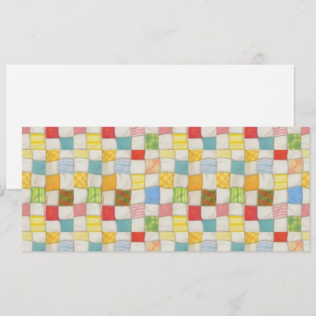 COLCHA LOCA 4x9.25 Tarjeta plana / Horizontal (Anverso / Reverso)