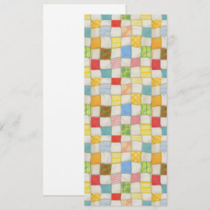 COLCHA LOCA 4x9.25 Tarjeta plana / vertical