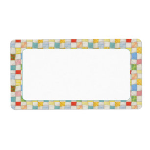 COLCHA LOCA Etiquetas de 2" x 3,75"