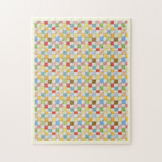 COLCHA LOCA Rompecabezas 11x14 / Crema (Vertical)