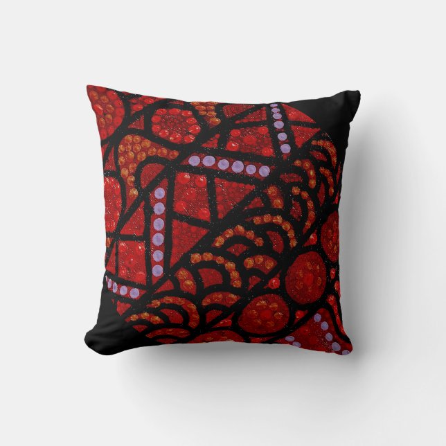 Colchón de almohada de acento negro rojo journey (Anverso)