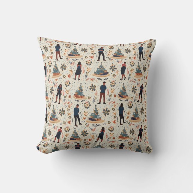 Colchón de almohadas con relleno moderno y cálido (Anverso)