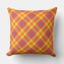 Colchón o almohada de color rojo claro y azul turb