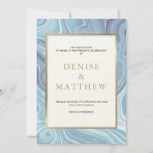 Colección Agata Omphalodes Invitación Azul