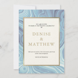 Colección Agata Omphalodes Invitación Azul