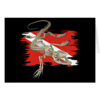 Colección alfa de los buceadores de la bandera