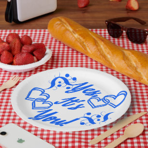 Colección Comienza Con Un Beso Platos De Papel