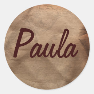 Colección conocida de los pegatinas de PAULA