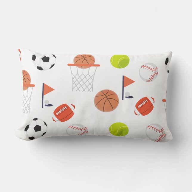 Colección de almohadas lumbares de las bolas depor (Anverso)