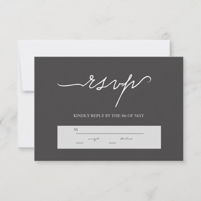 Colección de amor verdadera | rsvp (Anverso)