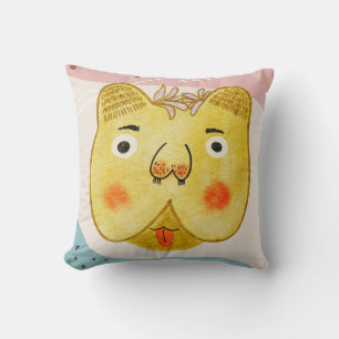 Colección de animales salvajes Cojín decorativo de