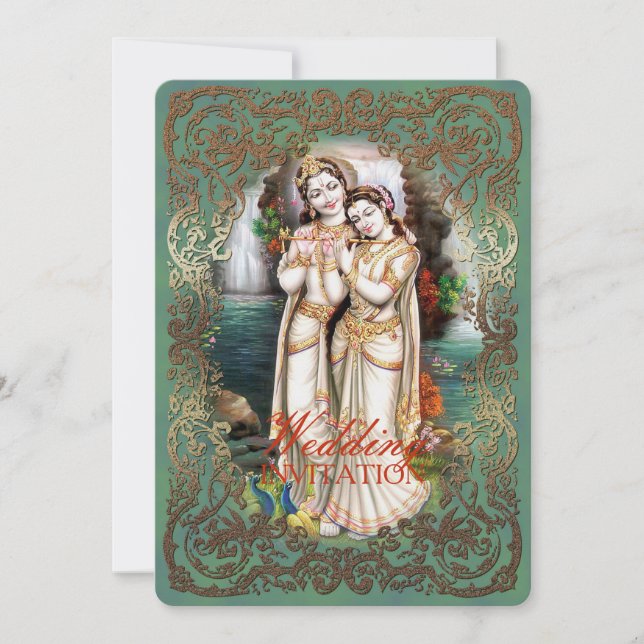 Colección de Bodas de Radha Krishna - Tarjeta de i (Anverso)
