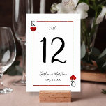 Colección de Bodas de tarjetas de reproducción de<br><div class="desc">Celebre con estilo con estas elegantes y muy modernas tarjetas bodas. Este diseño es fácil de personalizar con la redacción de su evento especial y sus invitados estarán encantados cuando vean estos fabulosos números de mesa. *** CÓMO PEDIR *** Por favor, personalizar y añada cada número de tabla a su...</div>