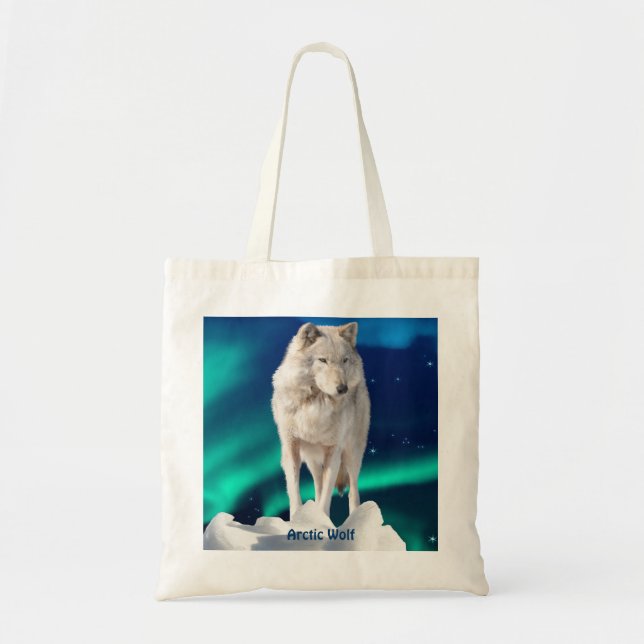 Colección de Bolsas de Tote para Lobo Ártico, Auro (Frente)
