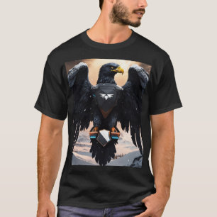 "Colección de camisetas con águila de cristal: aud