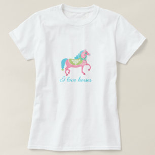 Colección de camisetas ilustradas que amo a los ca
