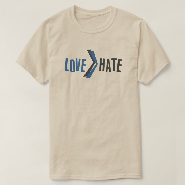 Colección de camisetas Love Hate (Diseño del anverso)