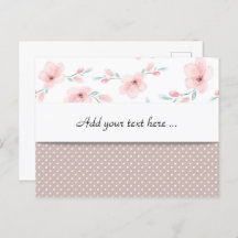 Colección de caracteres de algodón - postal