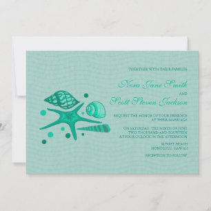 Colección de conchas - Invitaciones a bodas en la