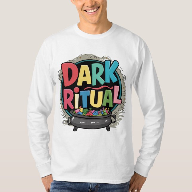 ✅ colección de diseño de camisetas rituales oscura (Anverso)