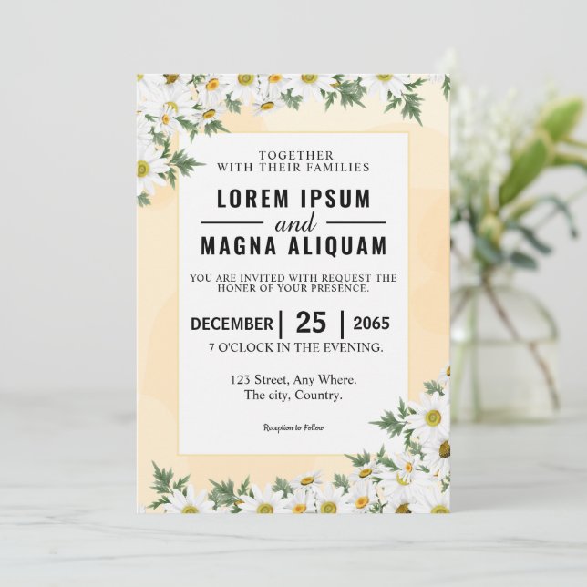 colección de diseño de tarjetas boda de tarjetas d (Anverso de pie)