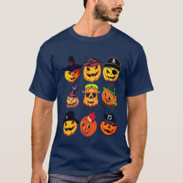 Colección de Emoji de Halloween Divertida camiseta