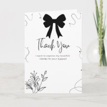 Colección de firmas de tarjetas de agradecimiento