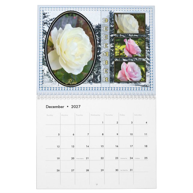 Colección de flores Calendario 2022 (m) (Dec 2027)
