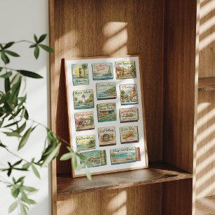 Colección de Fósforos de Puerto Vallarta Arte Impr