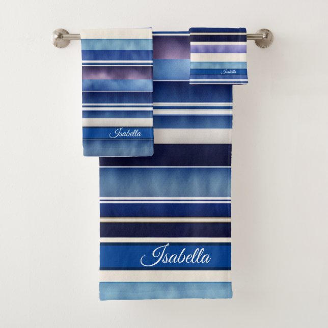 Colección de franjas de barco azul de la marina de (In situ)