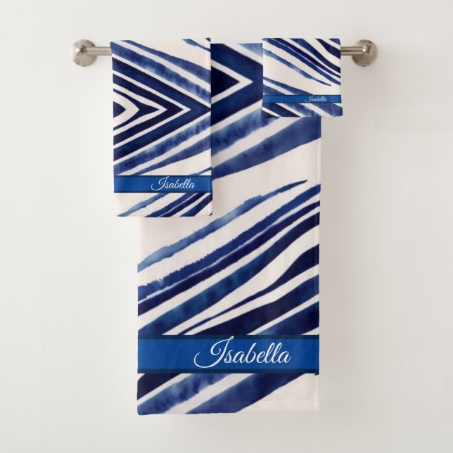 Colección de franjas populares de barcos azules de (In situ)