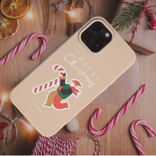 Colección de fundas de teléfono navideñas festivas