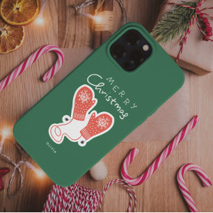 Colección de fundas de teléfono navideñas festivas