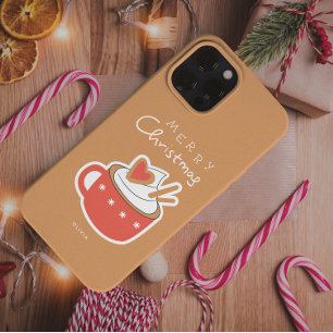 Colección de fundas de teléfono navideñas festivas