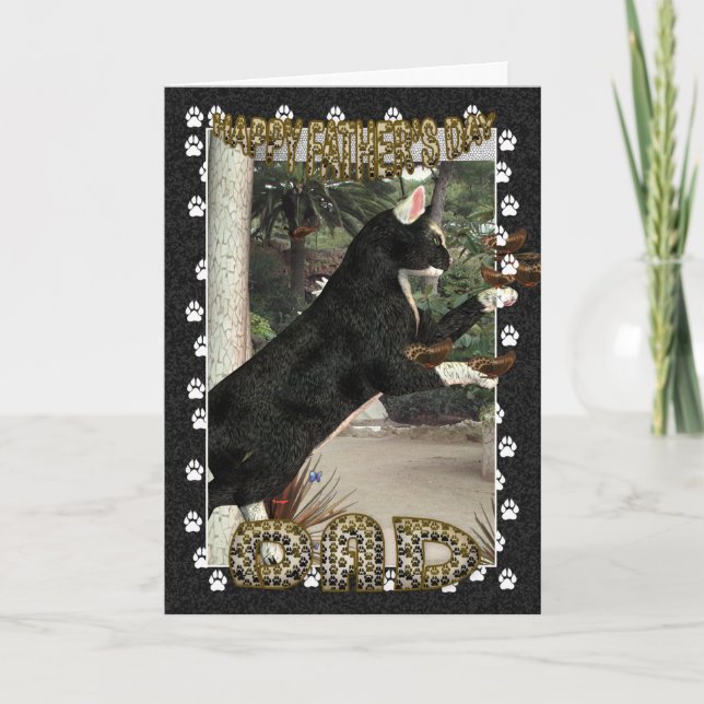 Colección de gatos Guay de la tarjeta del día del  (Anverso)